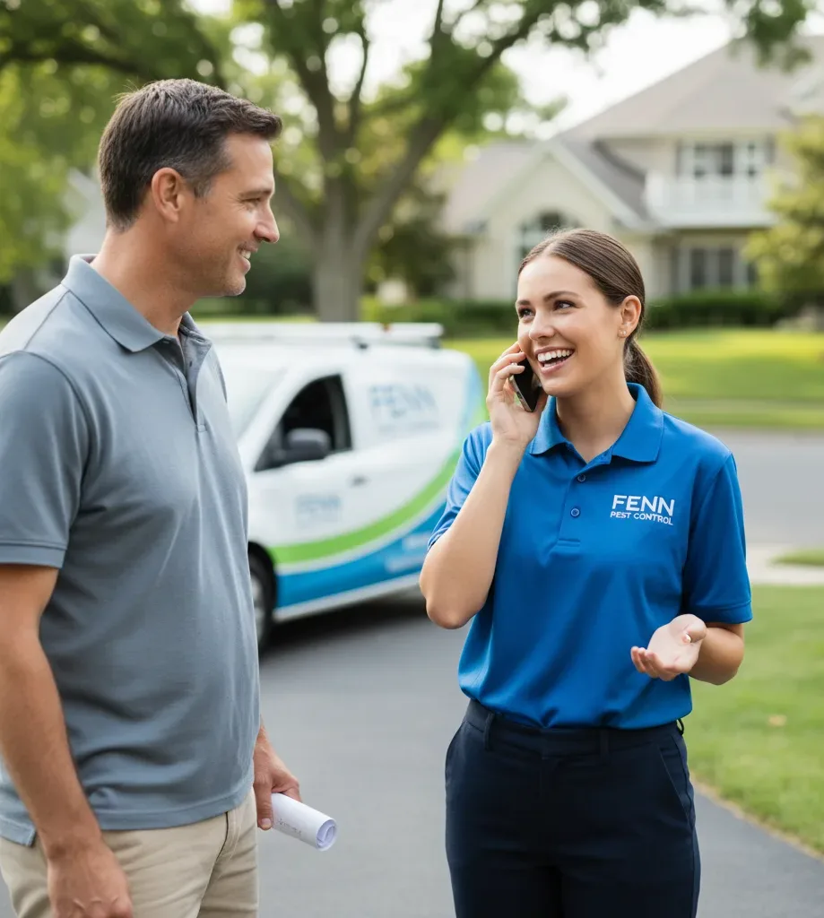 Fenn Pest Control customer support in Vincent
